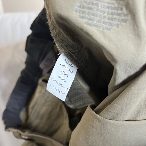 REI Nylon Cargo Pants Mens Size L Brown Baggy Outdoor Hiking Lightweight 30x28 - Picture 5 of 5